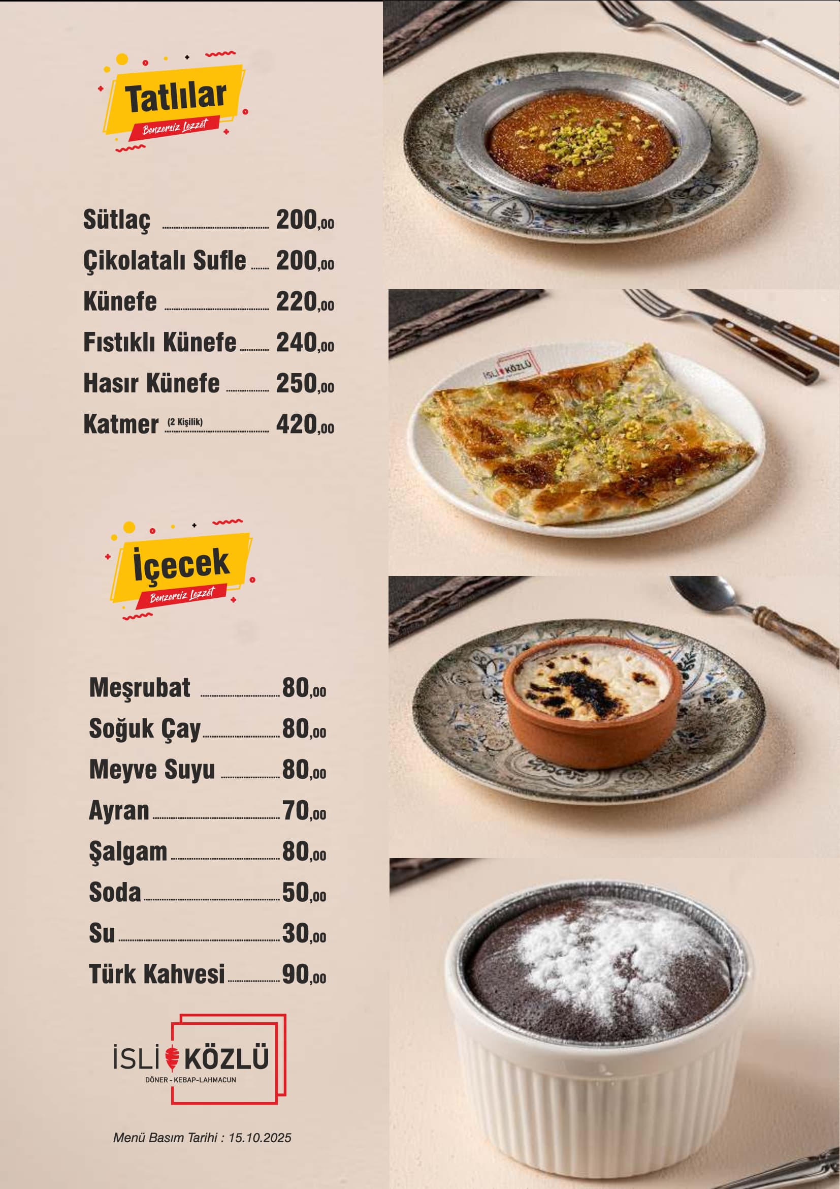 Menu 20